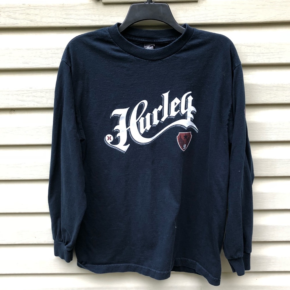 Hurley | Navy Blue Long Sleeve Shirt
